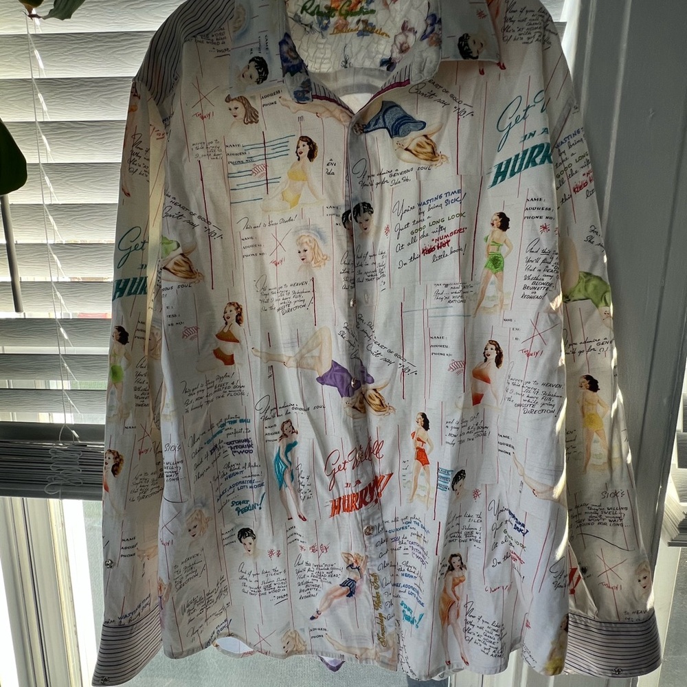 Robert Graham Multicolor Graphic Shirt